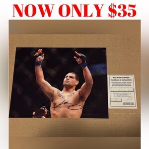 Cain Velasquez Signed Autograph MMA UFC Heavyweight Champion 8x10 Photo With COA